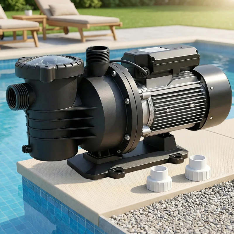 Inground pool pump and sand filter setup